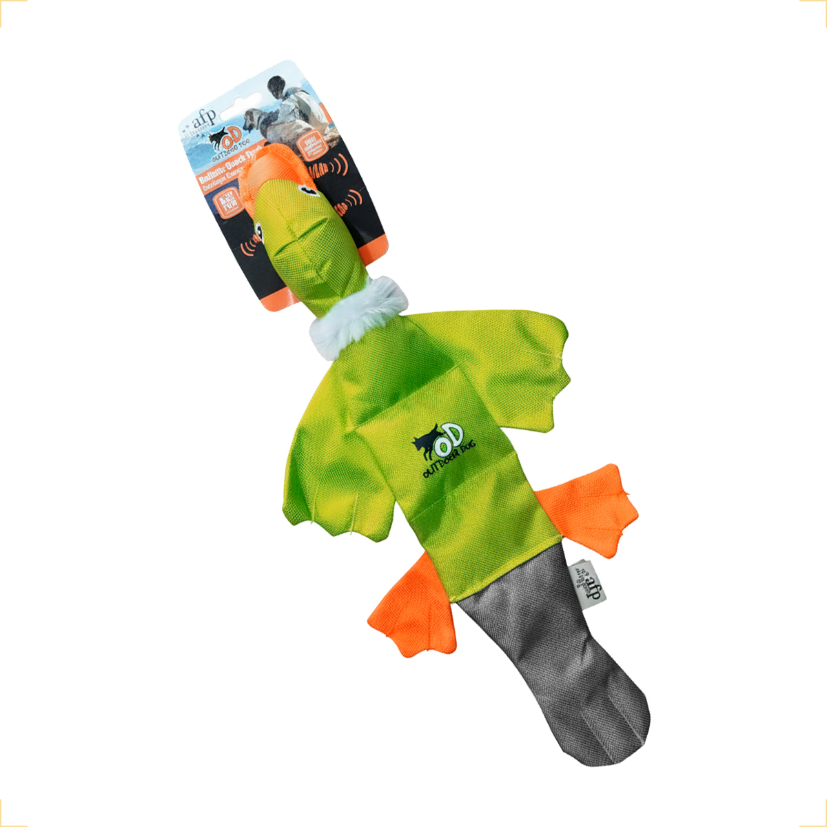 Brinquedo Pet Pato de Lona Extra Resistente AFP