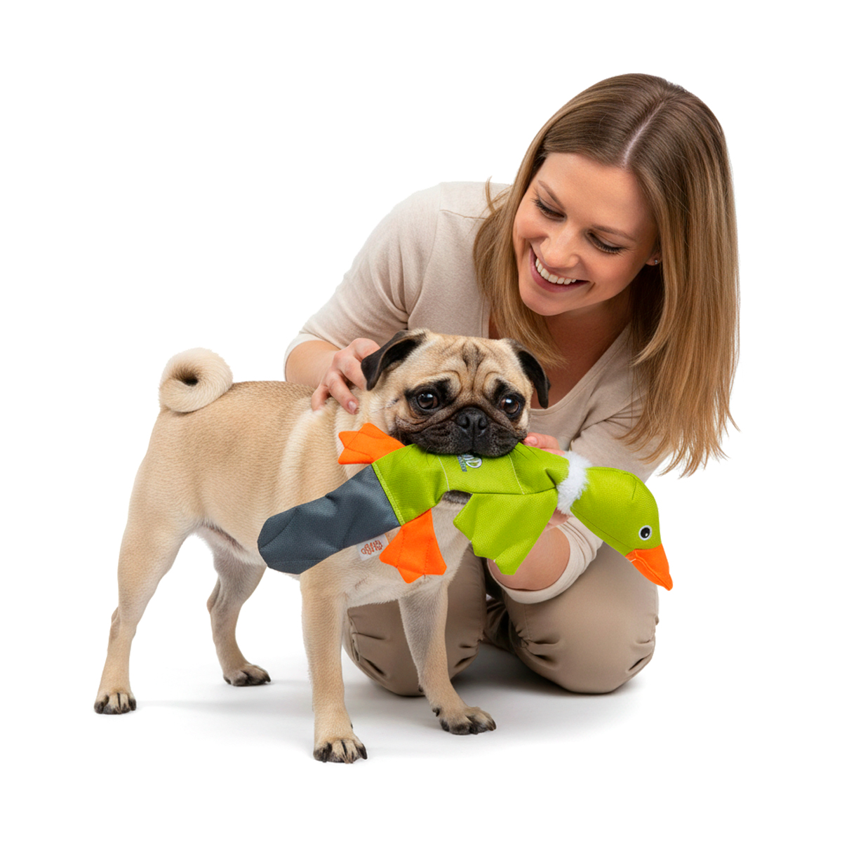 Brinquedo Pet Pato de Lona Extra Resistente AFP — foto 8